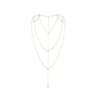 Ланцюжок для спини Bijoux Indiscrets Magnifique Back and Cleavage Chain - Gold, прикраса для тіла SO2657 фото