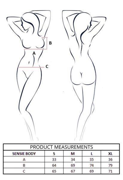 Боді Passion SENSIE BODY teal M SX2963 фото