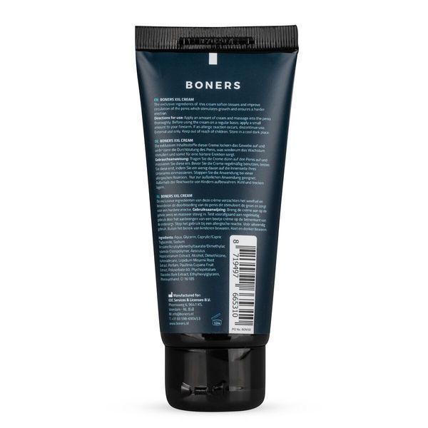 Крем для ерекції та збільшення члена Boners Penis XXL Cream (100 мл) (м'ята упаковка!!!) SO8877-R фото