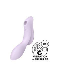 Вакуумний стимулятор з вібрацією Satisfyer Curvy Trinity 2 Violet SO6084 фото